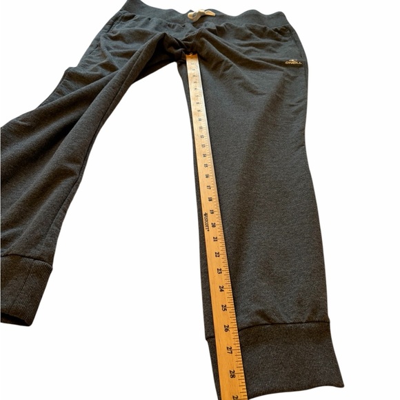 O'Neill Dark Gray Men’s Joggers-2 front pockets-Bottom Cuffs-Drawstring-Size XL - Picture 2 of 8
